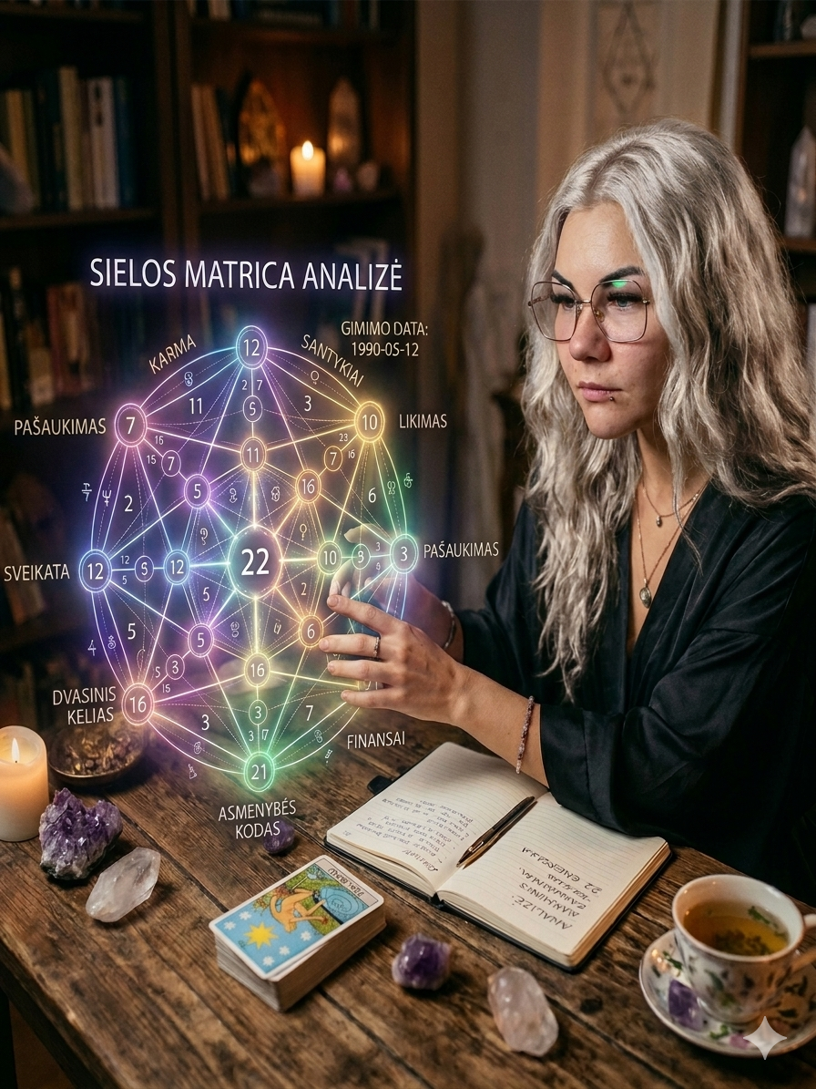 Sielos Matrica: Asmeninis Gyvenimo Žemėlapis (Išsami Analizė)
